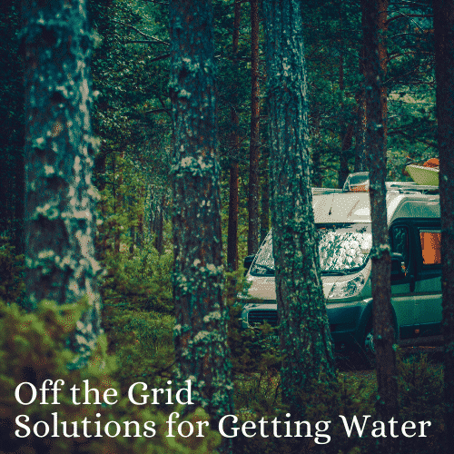 off the grid water solutions for rv travel