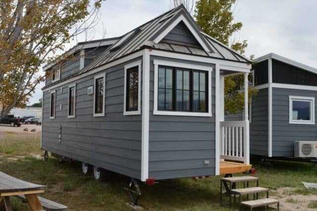 exterior view of a tiny house