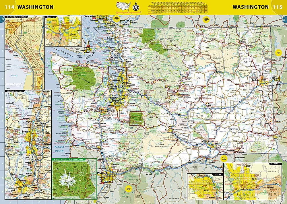 map view of road atlas