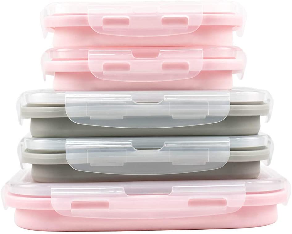 RV kitchen collapsible containers